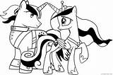 Pony Coloring Little Pages Coloring4free Cadence Shining Armor Related Posts sketch template