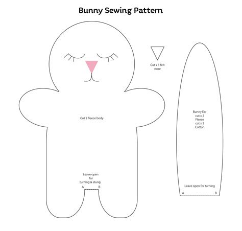 images  printable easter bunny pattern easter bunny pattern