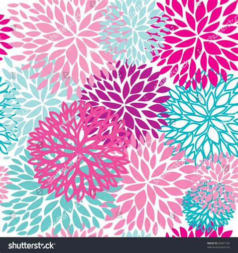 bright floral seamless pattern stock vector  shutterstock
