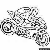 Coloring Pages Motorcycle Drawing Motocross Bike Motorcycles Sportbike Rocket Printable Motor Color Crotch Kids Birthday Dirt Racer Bikes Colouring Ducati sketch template