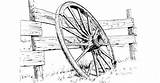 Wagon Wheel Drawing Clipart Old Drawings Bob Hallmark Sketch Painting Wheels Pencil Clip Fine Sketches Fineartamerica Barn Coloring Cliparts Wood sketch template
