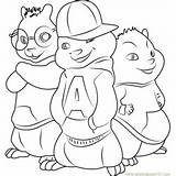 Chipmunks Coloring Pages Alvin Cool Chipwrecked Coloringpages101 Kids Printable sketch template