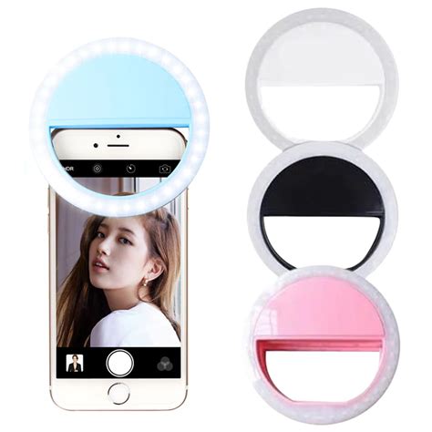 Mobile Phone Fill Light Portable Selfie Ring Flash Led Light Lamp