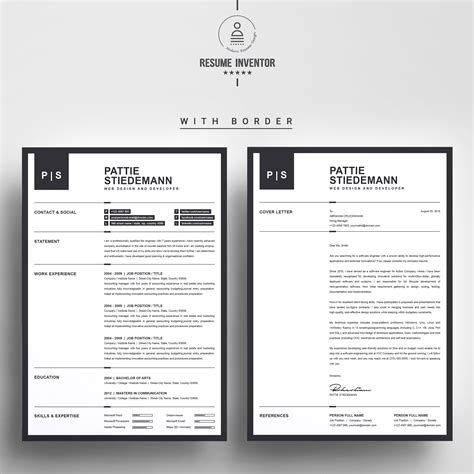 pages clean resume template simple basic professional resume