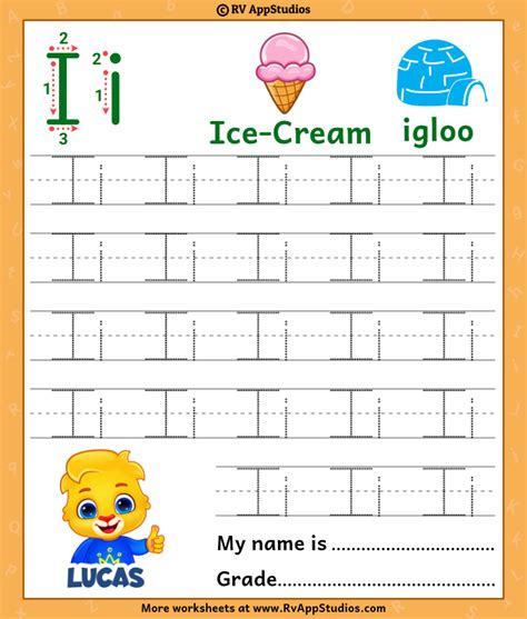 activity sheets letter ii