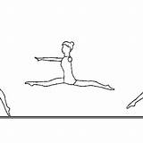 Gymnastics Gabby sketch template