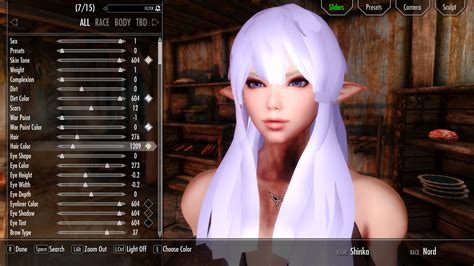 [search] daedric pei hair mod search request and find skyrim non