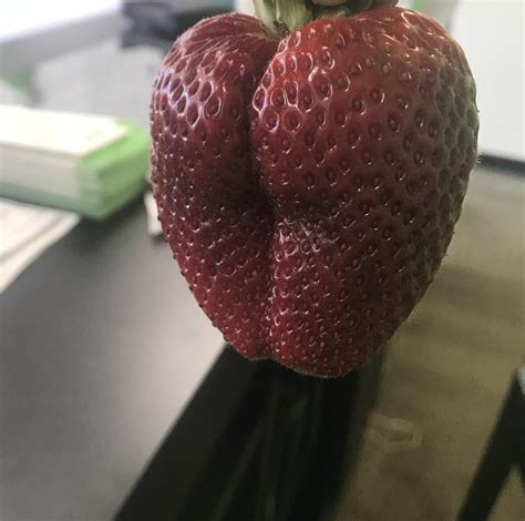 This Is The Sexiest Strawberry You’ll Ever See Ladbible