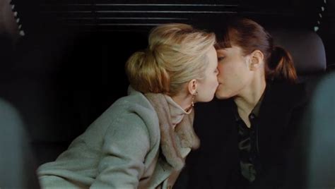 rachel mcadams and noomi rapace get a little closer in a