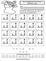 christmas multiplication worksheets multiplicationcom