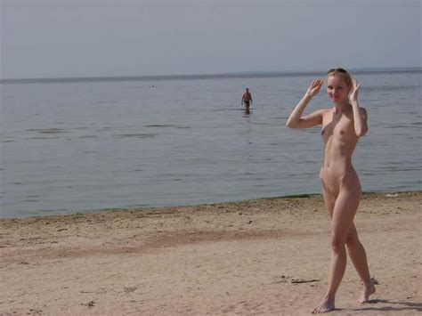 blonde sunbathing naked at public beach russian sexy girls