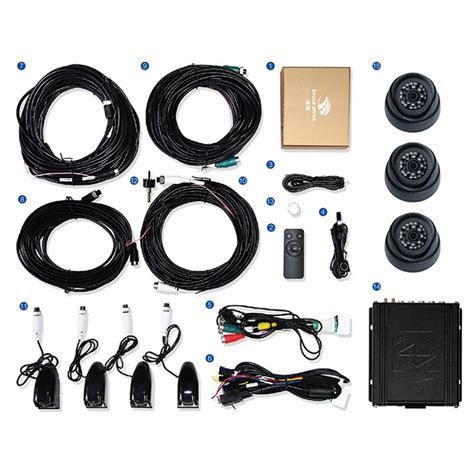 long vehicle  channel camera system  bird view surround view safe driving avm  super