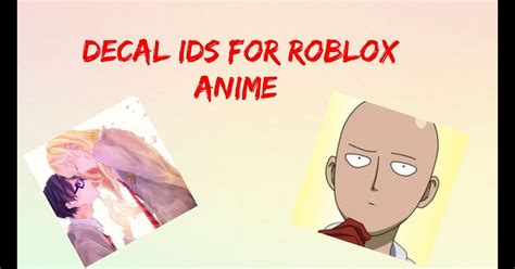 roblox anime face decal id