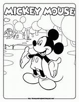 Coloring Mickey Mouse Clubhouse Pages Print Popular sketch template
