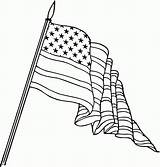 Independence Coloring Pages Printable Wuppsy Kids Flag sketch template
