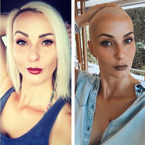 instagram in 2021 bald head girl smooth bald girl shaved heads bald