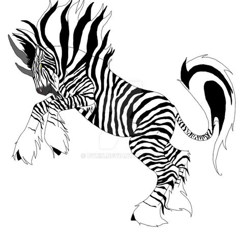 zebra unicorn  dyrin  deviantart