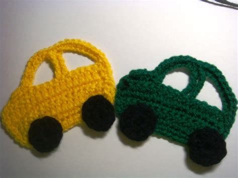 amurushka car applique crochet pattern