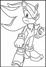 Coloring Pages Sonic Hedgehog Shadow Kids Colouring Character Tegninger Printable Ausmalbilder Sword Malesider Gemt Fra Save sketch template