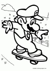 manual  coloring pages  mario ghost widetheme coloring home