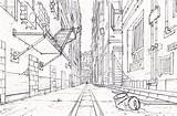 Perspective Point Drawing Factory School Tutorials Projects Deviantart sketch template