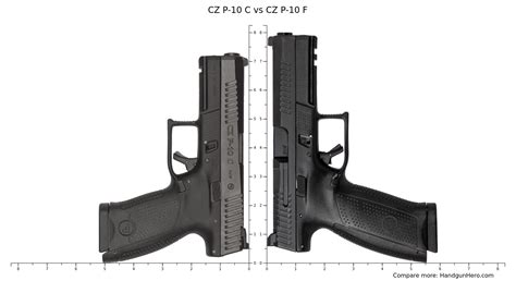 cz p    cz p   size comparison handgun hero