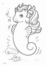 Pony Coloring Little Pages G1 Cartoon Vintage Mermaid 80s Colouring Flickr Drawing Adult Color Book Sea Books Kids Getdrawings Cute sketch template