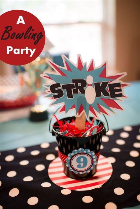 strike a bowling themed birthday party hoopla events