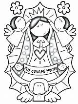 Virgen Guadalupe Coloring Pages Drawing Colorear Para La Distroller Color Getdrawings Getcolorings Print Library Clipart Printable Search Comments sketch template