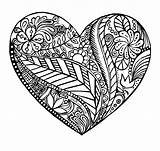 Heart Coloring Pages Printable Color Print Colouring Kids Moms Anyone Teachkidsart Getdrawings Click Getcolorings sketch template