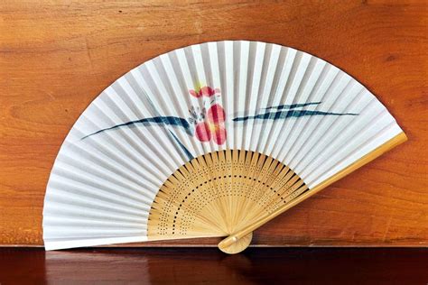 japanese folding fan sensu decorative vintage hand fan   bamboo