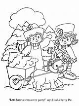 Christmas Coloring Vintage Pages Strawberry Shortcake Kids Sheets Getcolorings Printable Color Print sketch template