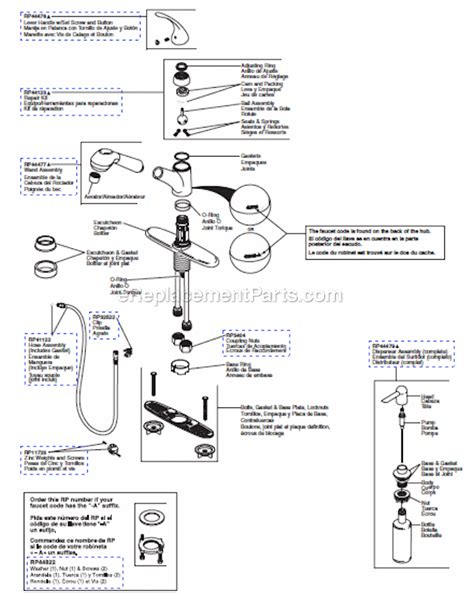 delta faucet blf parts list  diagram ereplacementpartscom