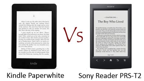 comparativa kindle paperwhite  sony reader prs