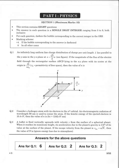 iit jee  question papers  solutions   eduvark
