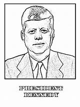 Coloring Pages Presidents Recommended Color sketch template