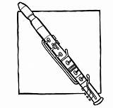Pintar Clarinete Flauta Clarinetes Colorea Tus Musicales Instrumentos Flautas Hubert Dunavant Fife sketch template