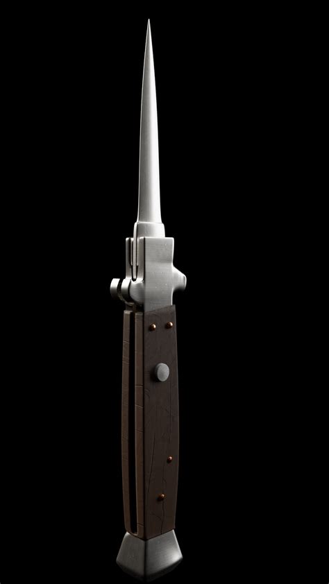 knife  modeled rblender