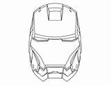 Iron Man Coloring Pages Mask Ironman Face Helmet Diy Head Avengers Deviantart Para Template Drawing Print Colorear Printable Getcolorings Color sketch template
