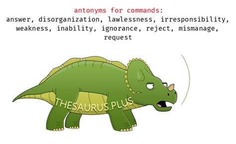 commands antonyms full list   words  commands