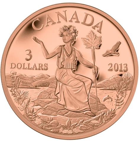bronze coin canada  allegory   coin shoppe