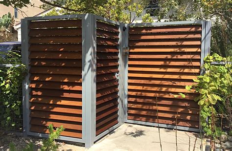 custom aluminum ipe modern metal gate by szk metals