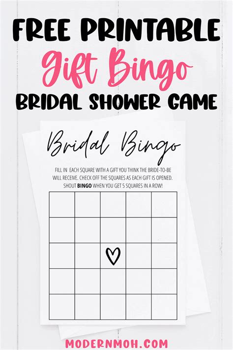 bridal shower bingo  printable artofit