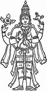 Vishnu Clipart Drawing God Sangu Etc Clipground Namam Chakram Clip Cliparts Small Gods Preserver Library sketch template