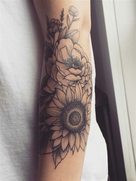 37 Awesome Floral Arm Tattoo Sleeve Ideas
