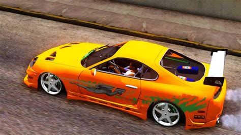 fnf toyota supra converted gta mod review youtube