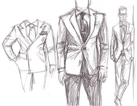 suit amazing drawing drawing skill
