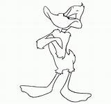 Duck Daffy Looney Tunes Drawing Coloring Drawings Draw Outline Characters Toons Birthday Clipart Happy Bugs Cartoon Bunny 76th Getdrawings Library sketch template