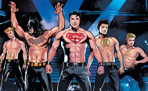 holy abs batman these dc comics mimic your favorite movie posters