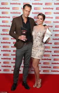 danny dyer and nikki sanderson following inside soap awards stumble